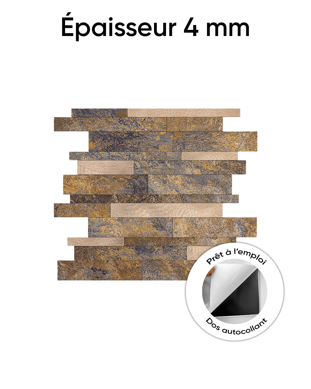 Carrelage mural en mosaïque carrelage mural auto-adhésif | Nature Painting Mosaics WJS-3145