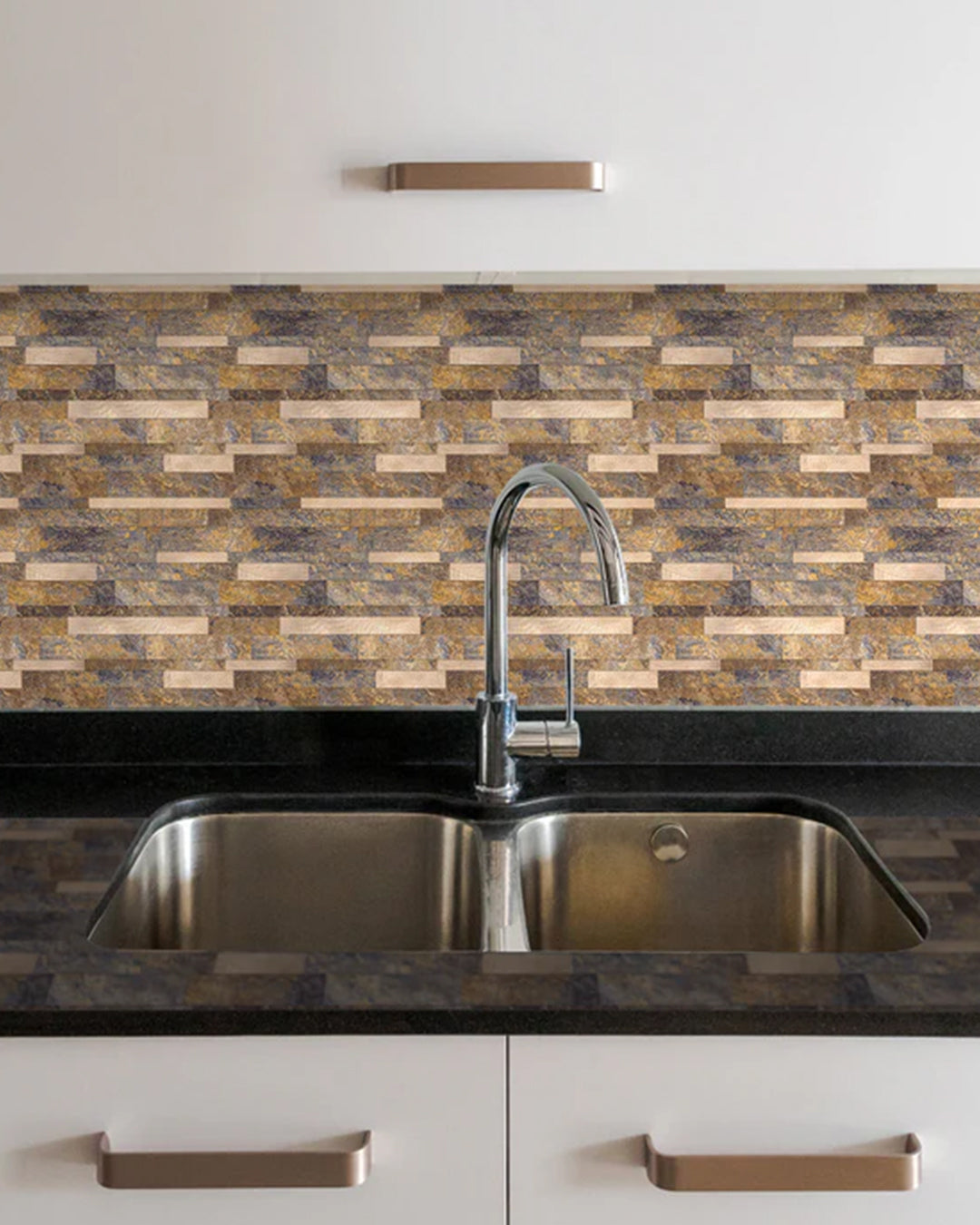 Carrelage mural en mosaïque carrelage mural auto-adhésif | Nature Painting Mosaics WJS-3145