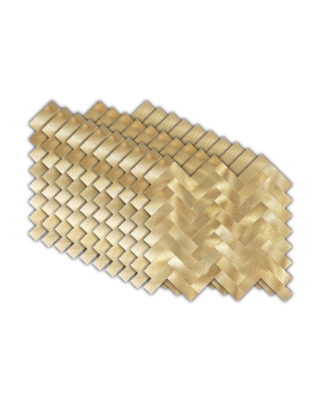 Carrelage mural en mosaïque carrelage mural auto-adhésif | Golden Royal Mosaics WJS-476