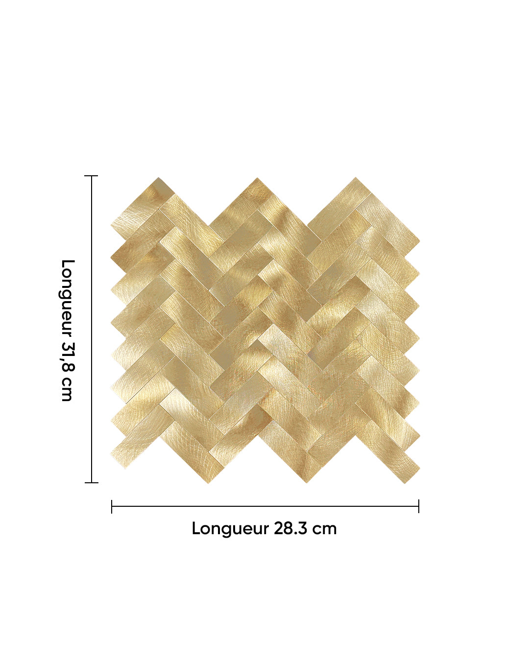 Carrelage mural en mosaïque carrelage mural auto-adhésif | Golden Royal Mosaics WJS-476
