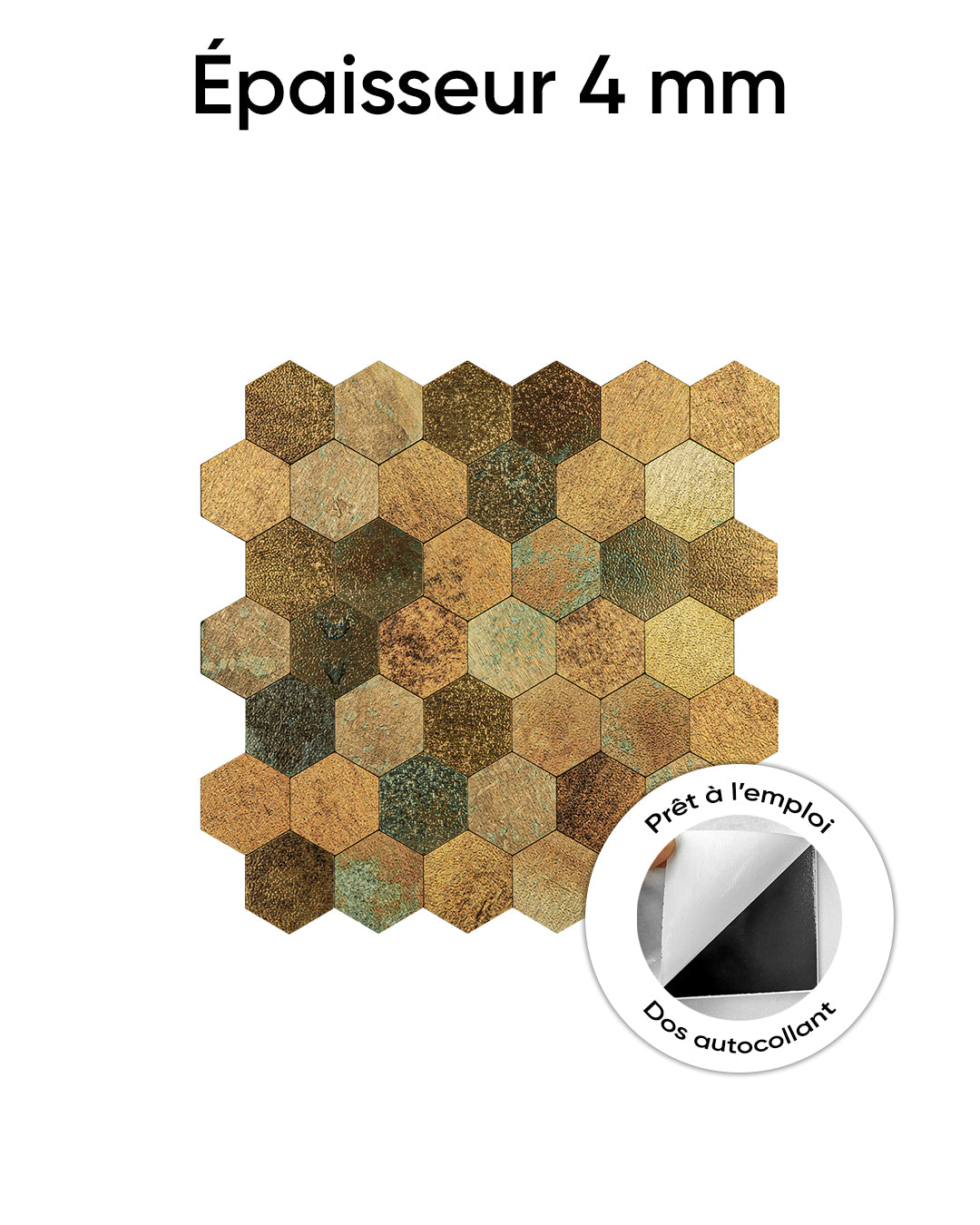 Carrelage mural en mosaïque carrelage mural auto-adhésif | Colourful Mosaics WJY121