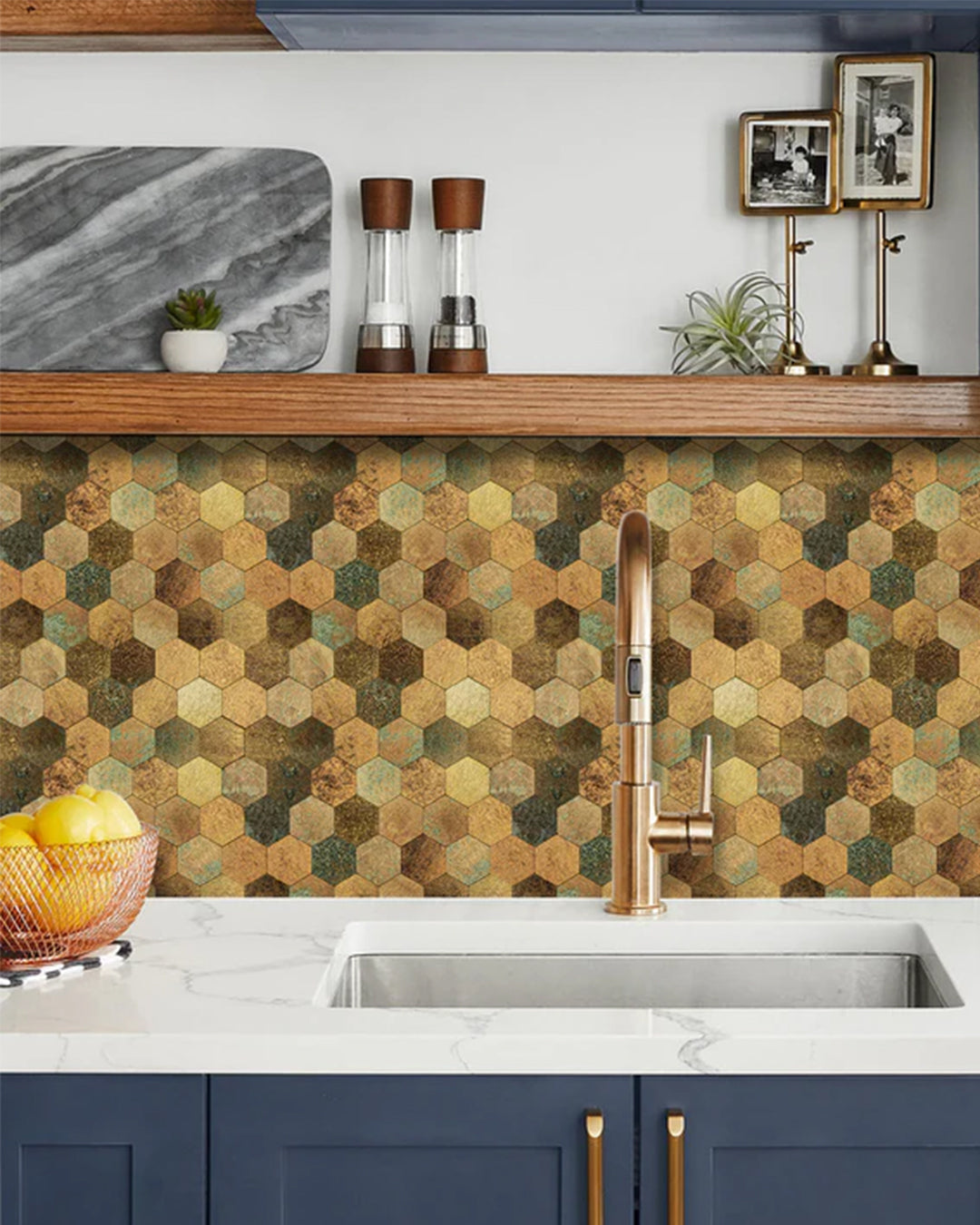 Carrelage mural en mosaïque carrelage mural auto-adhésif | Colourful Mosaics WJY121