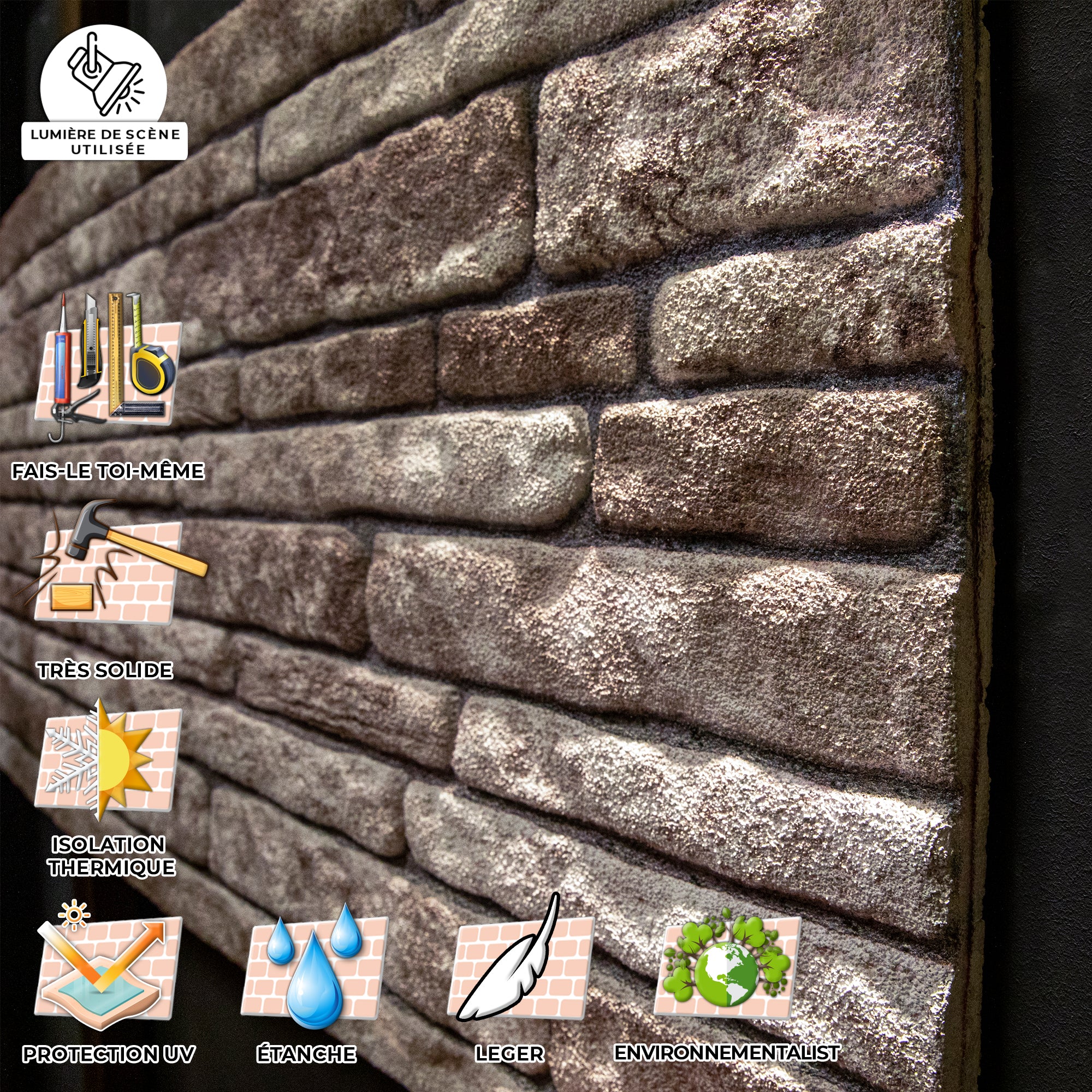 PANNEAU DÉCORATIF 3D Cream Dream N-04