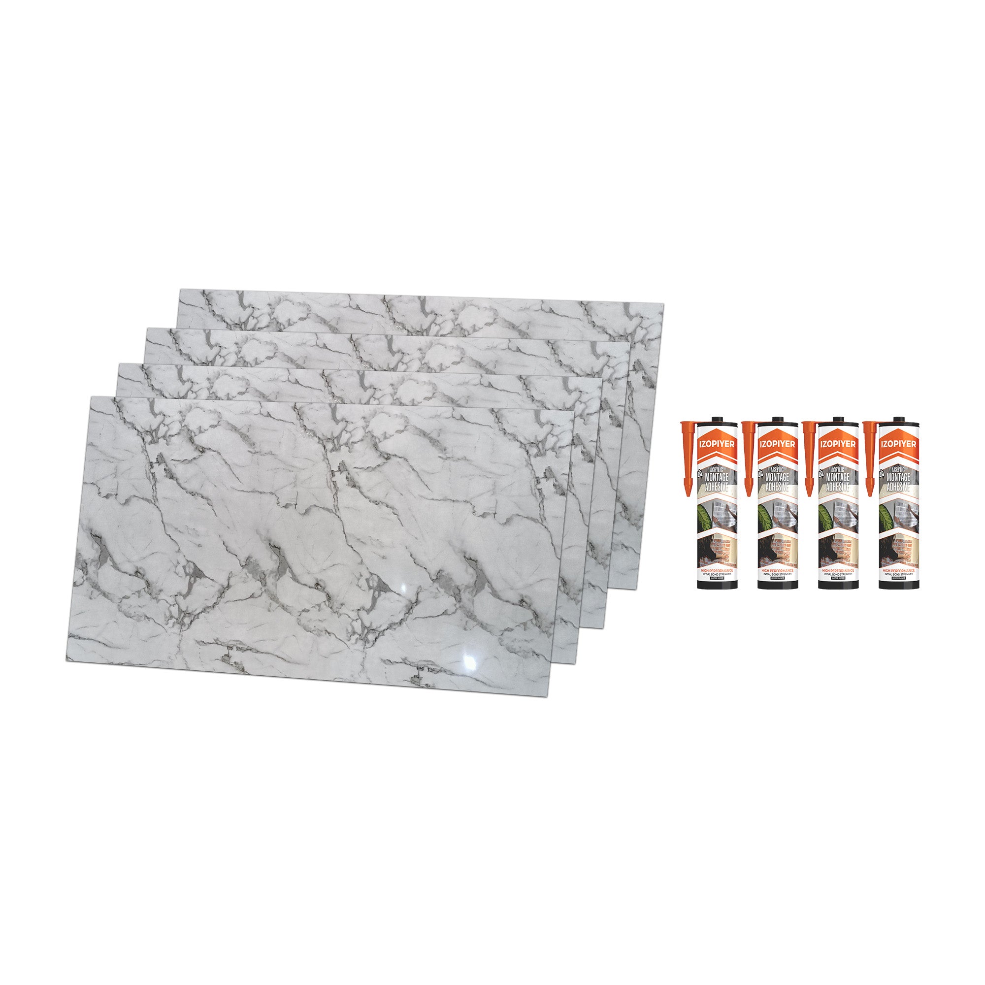 Marbre Alternative au carrelage de salle de bain/ Arctic Breeze V-14