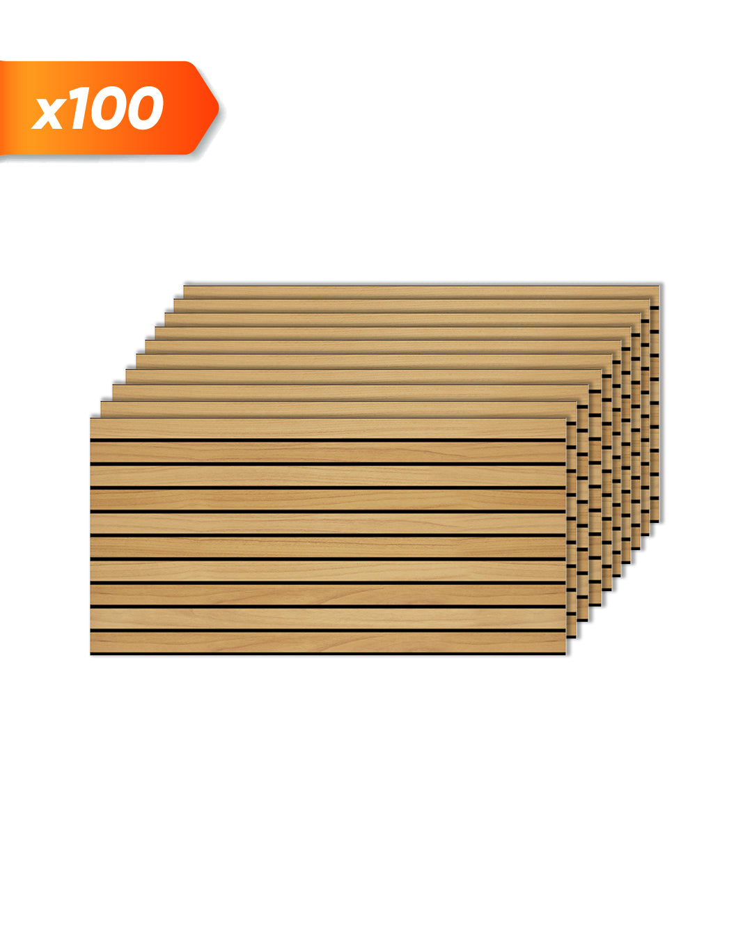 Panneaux d'aspect lattes de bois Article : Light Wood AP-01 Revêtement mural