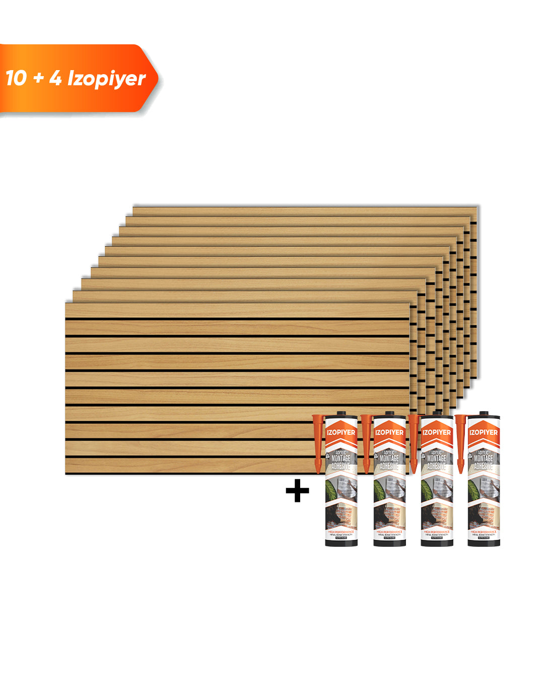 Panneaux d'aspect lattes de bois Article : Light Wood AP-01 Revêtement mural