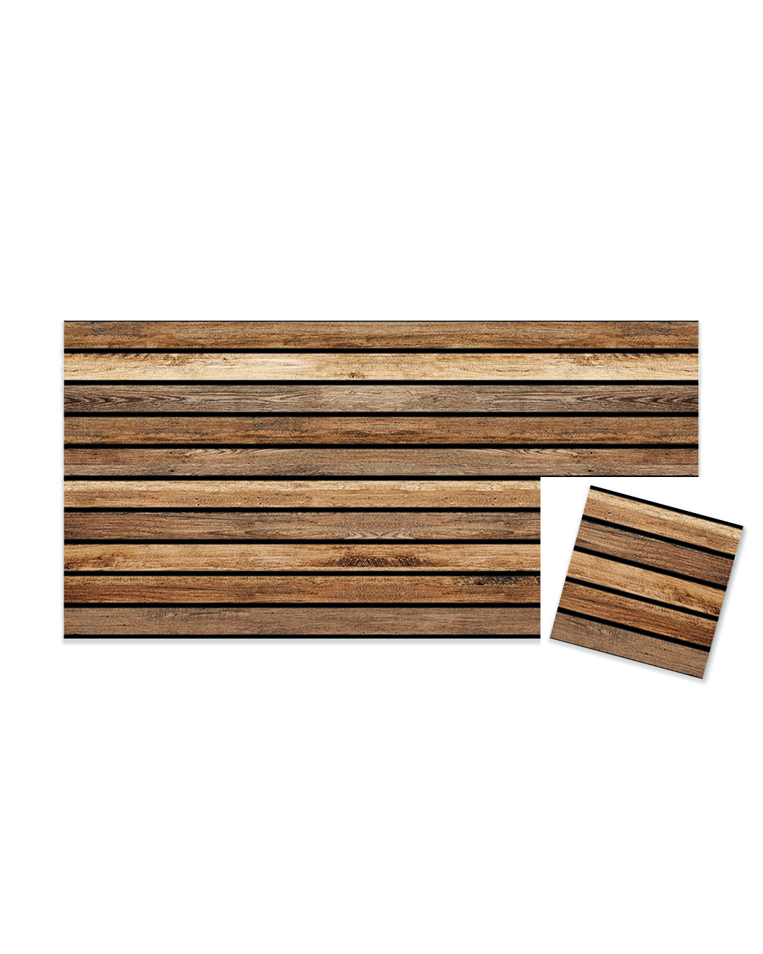 Panneaux d'aspect lattes de bois Article : Dark Wood AP-02 Revêtement mural