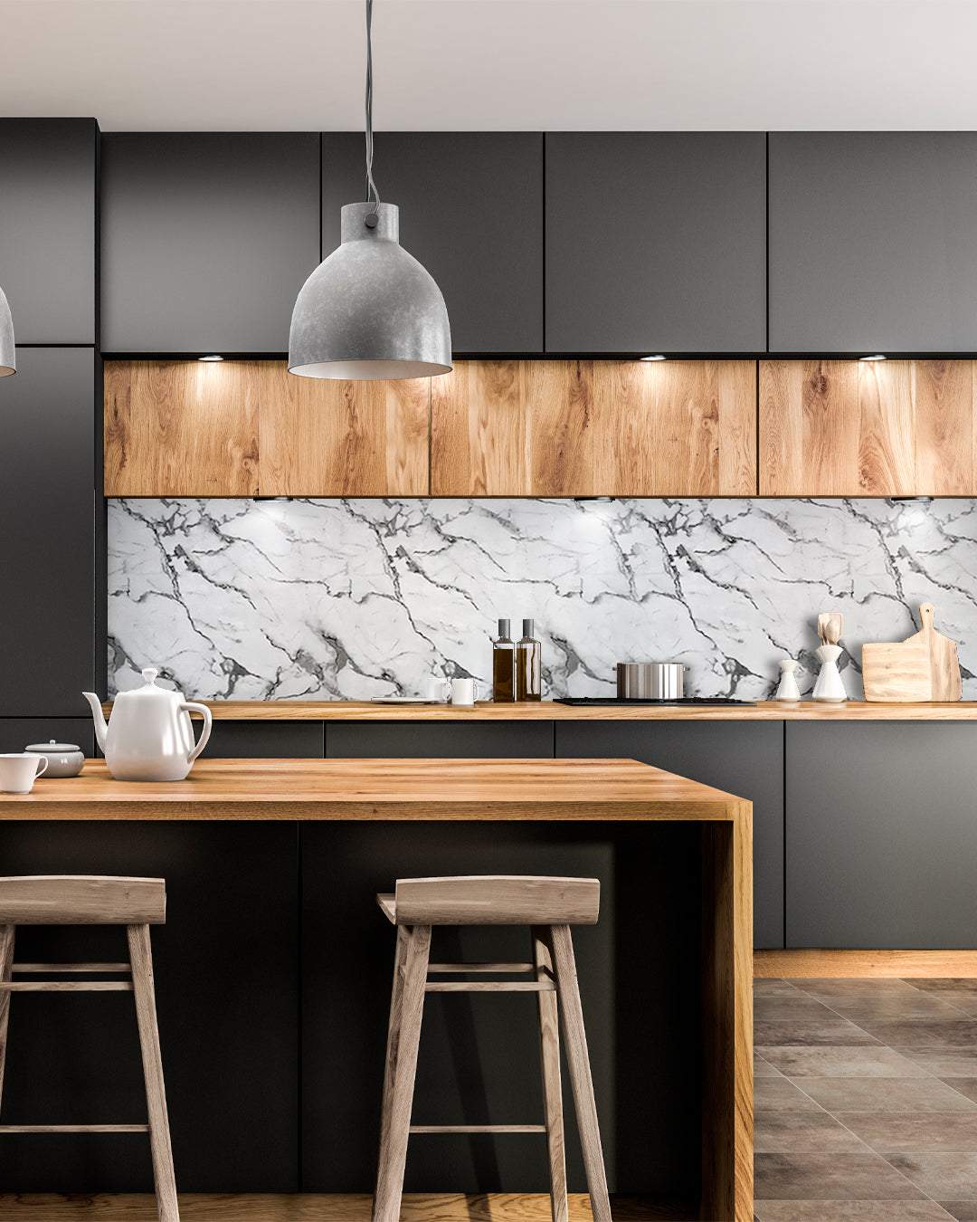 Marbre Alternative au carrelage de salle de bain/ Arctic Breeze V-14