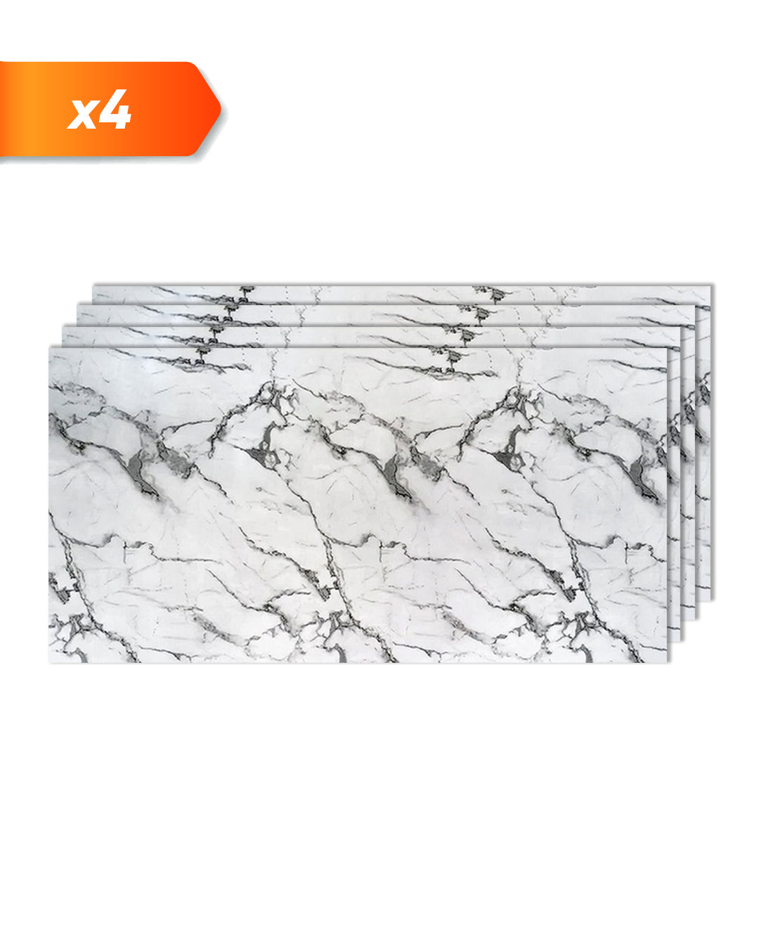 Marble Bathroom Tile Alternative/ Arctic Breeze V-14