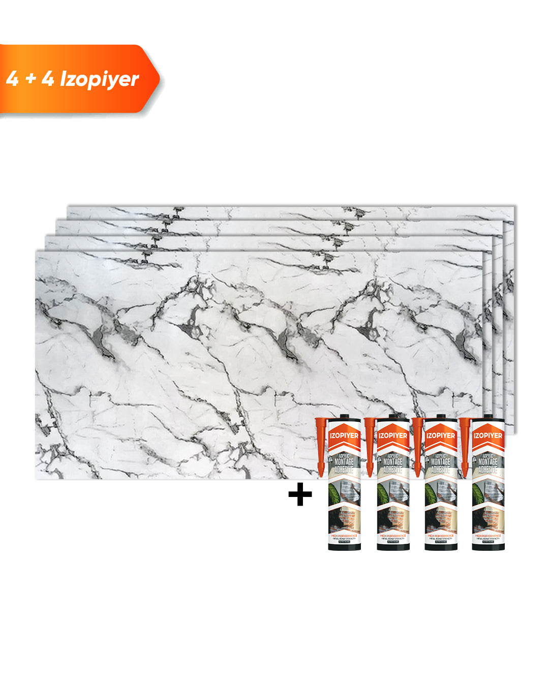 Marble Bathroom Tile Alternative/ Arctic Breeze V-14