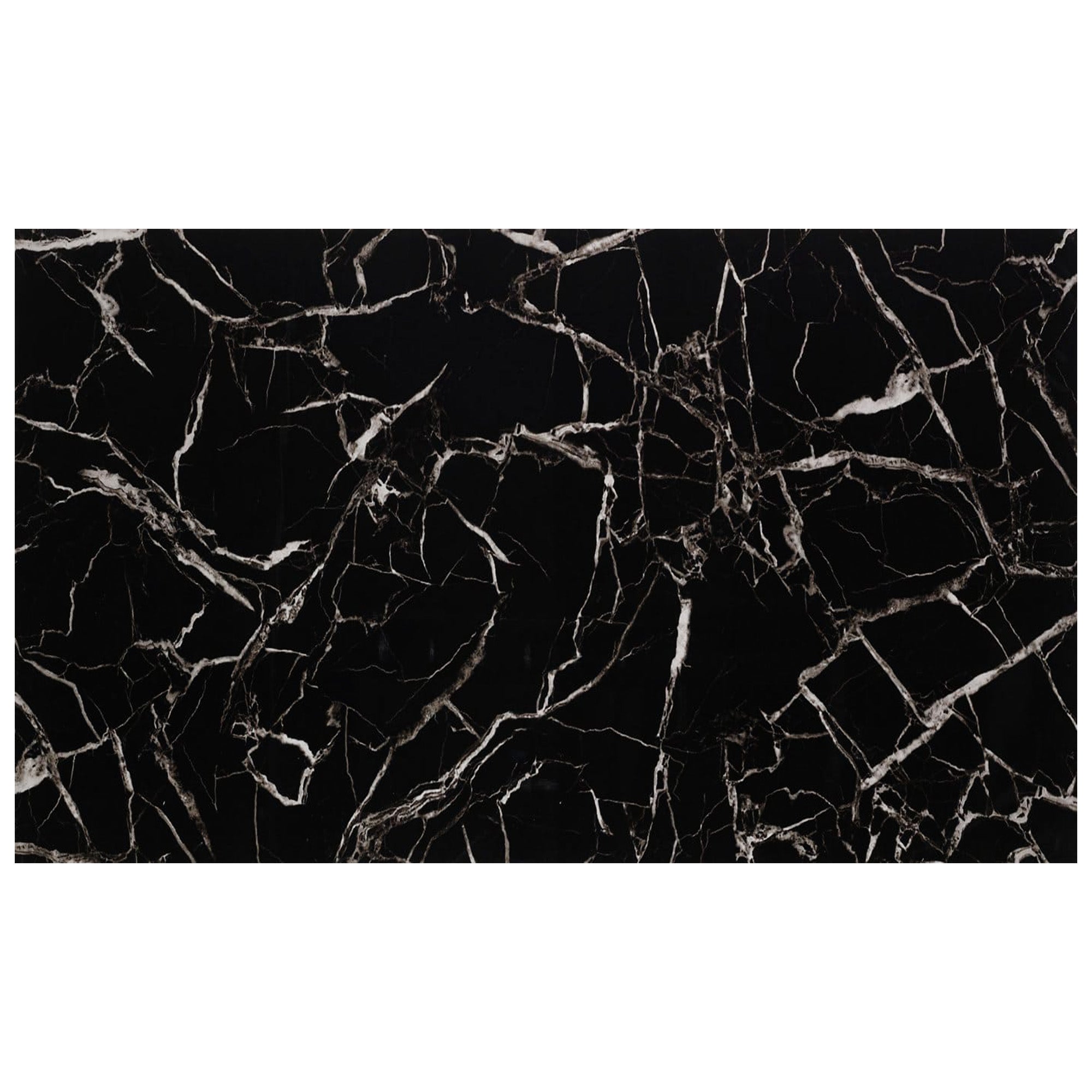 Marbre Alternative au carrelage de salle de bain/cuisine Black White