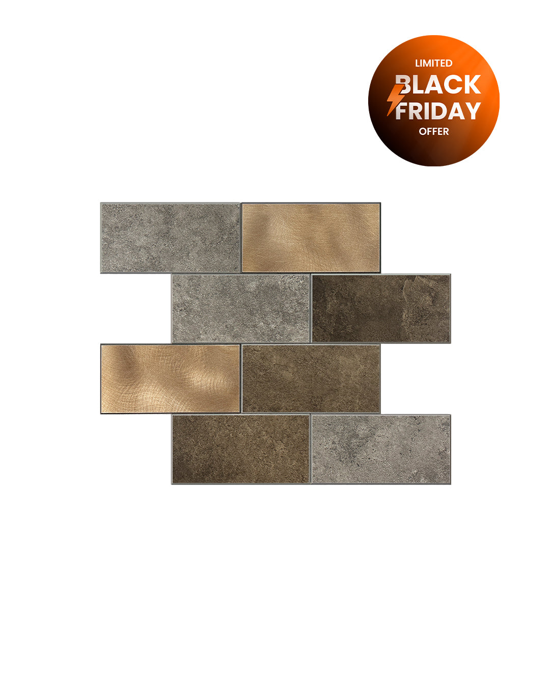 Carrelage mural en mosaïque carrelage mural auto-adhésif | Mysterious Mosaics WJS-241