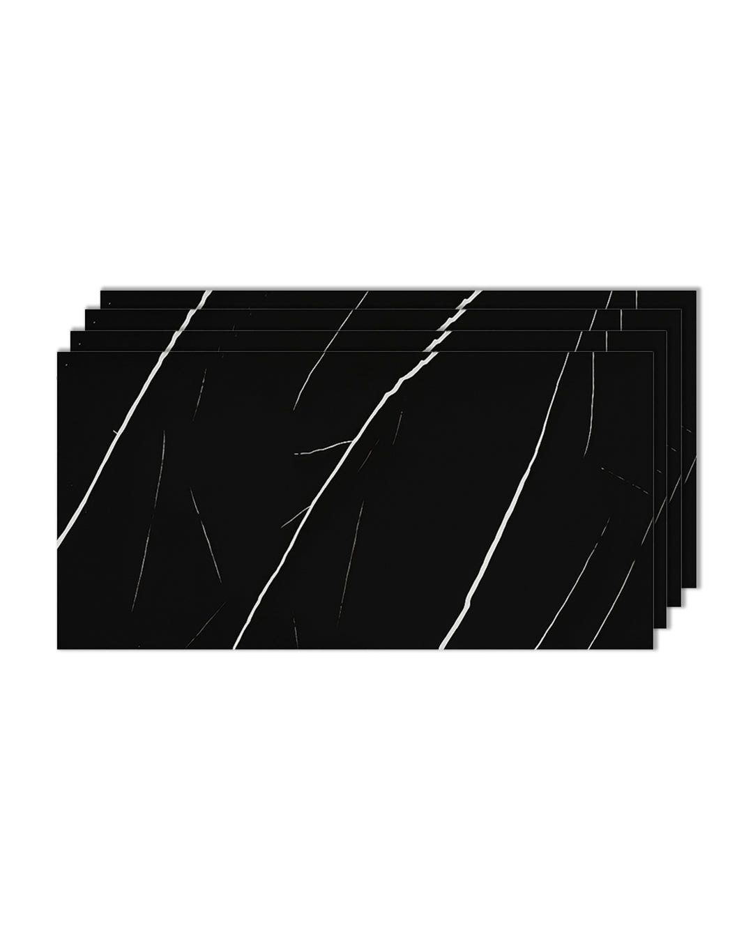 Marbre Alternative au carrelage de salle de bain/ Black Lightning V-02