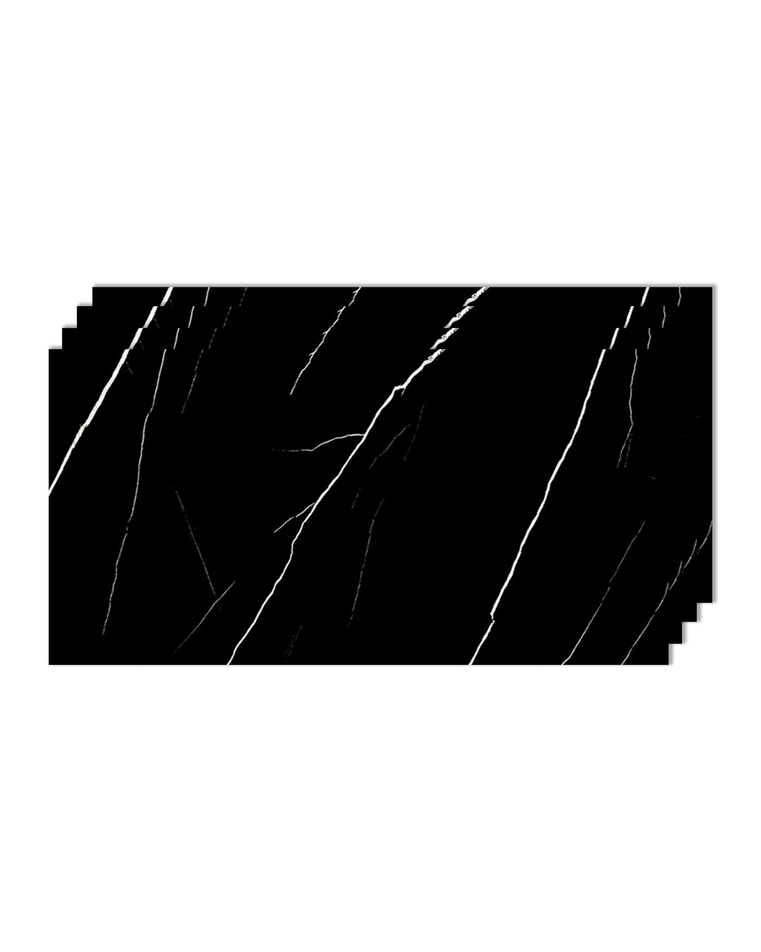 Marble Alternative to Bathroom Tiles/ Black Lightning V-02