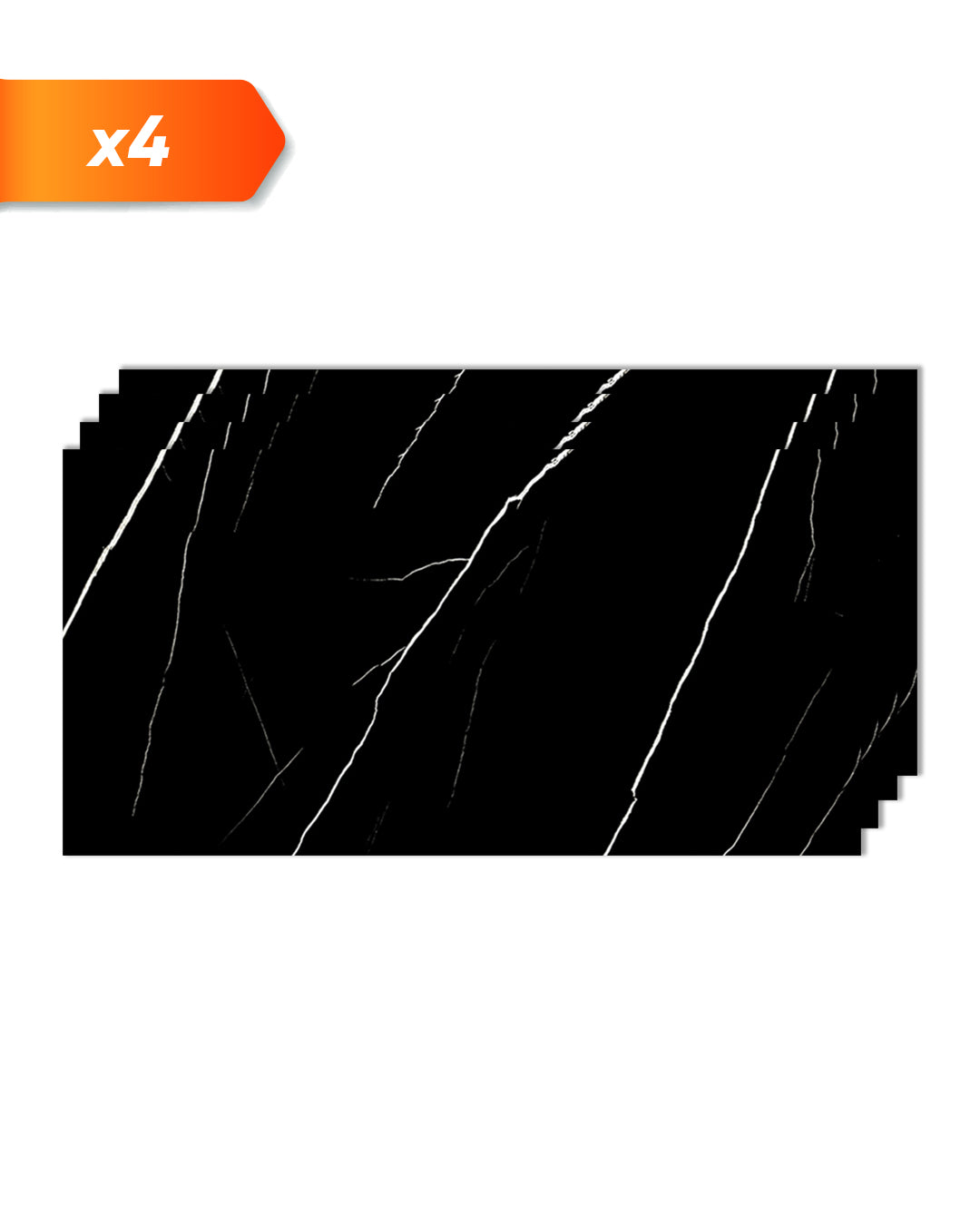 Marble Alternative to Bathroom Tiles/ Black Lightning V-02