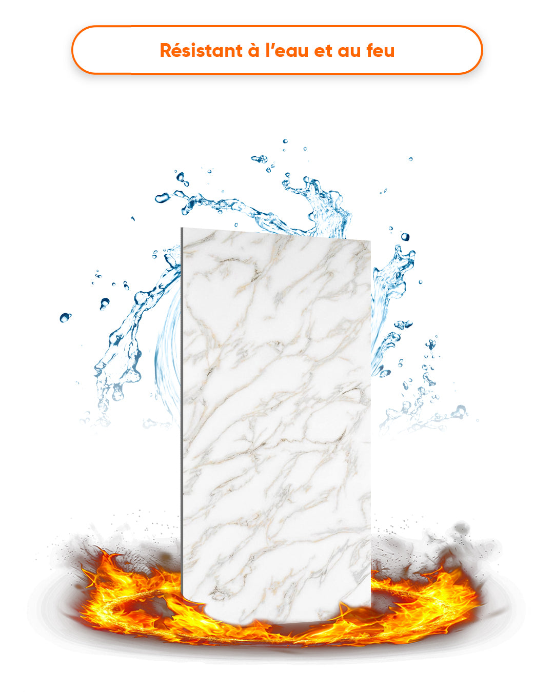 Marble Alternative to Calacada Bathroom/Kitchen Tiles