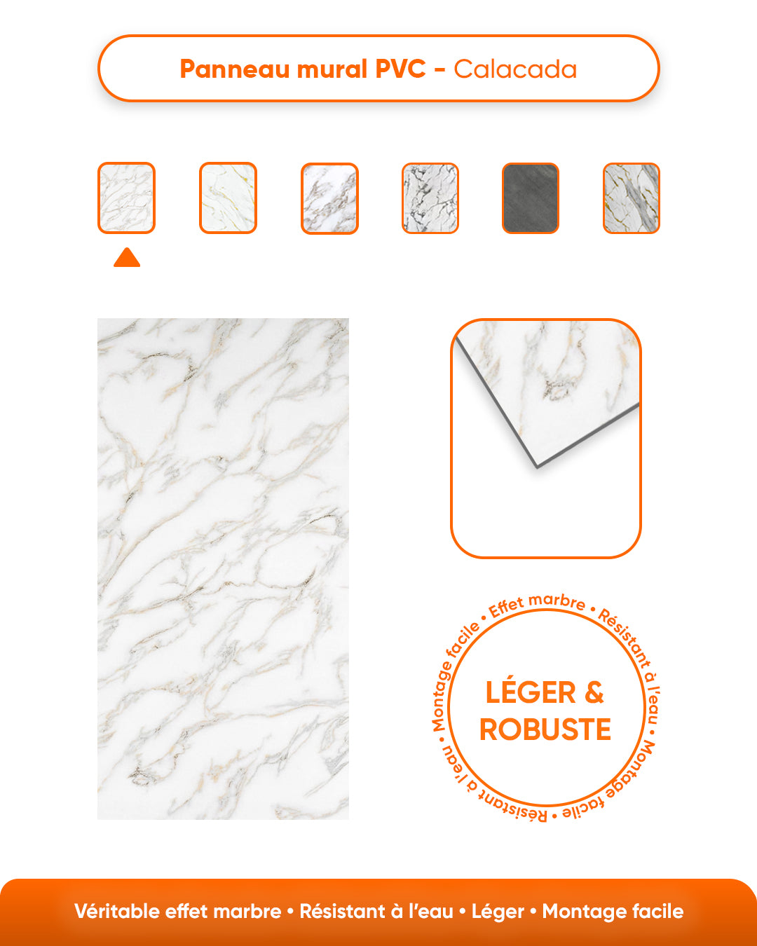 Marble Alternative to Calacada Bathroom/Kitchen Tiles