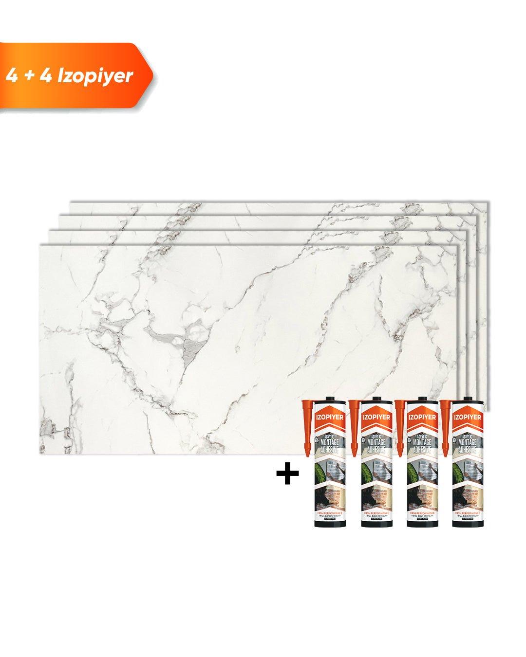 Marbre Alternative au carrelage de salle de bain/cuisine Carrara
