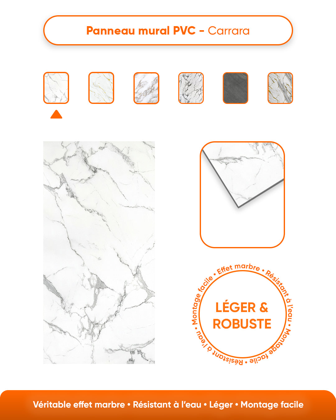 Marble Alternative to Carrara Bathroom/Kitchen Tiles
