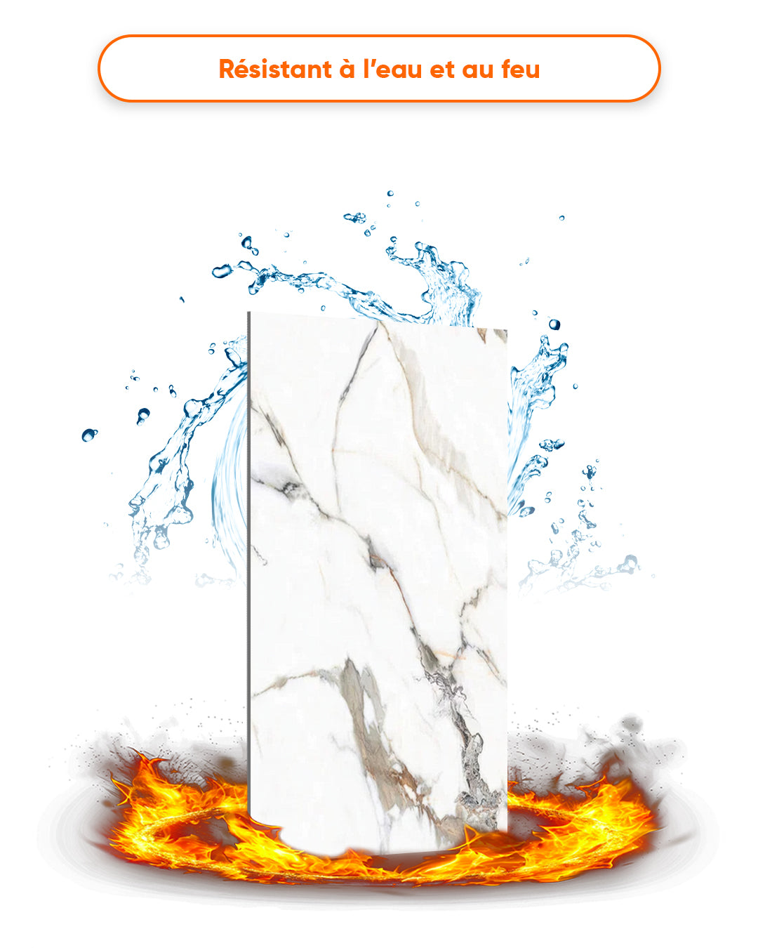 Marble Alternative to Bathroom Tiles/ Garden Of Eden V-04