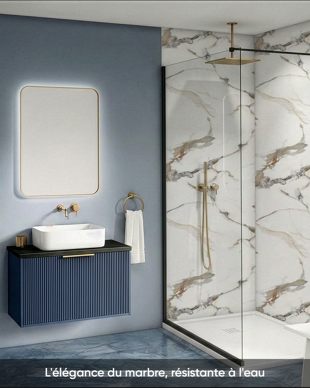 Marble Alternative to Bathroom Tiles/ Garden Of Eden V-04