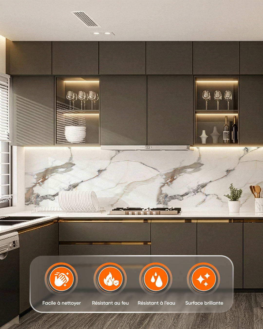 Marble Alternative to Bathroom Tiles/ Garden Of Eden V-04