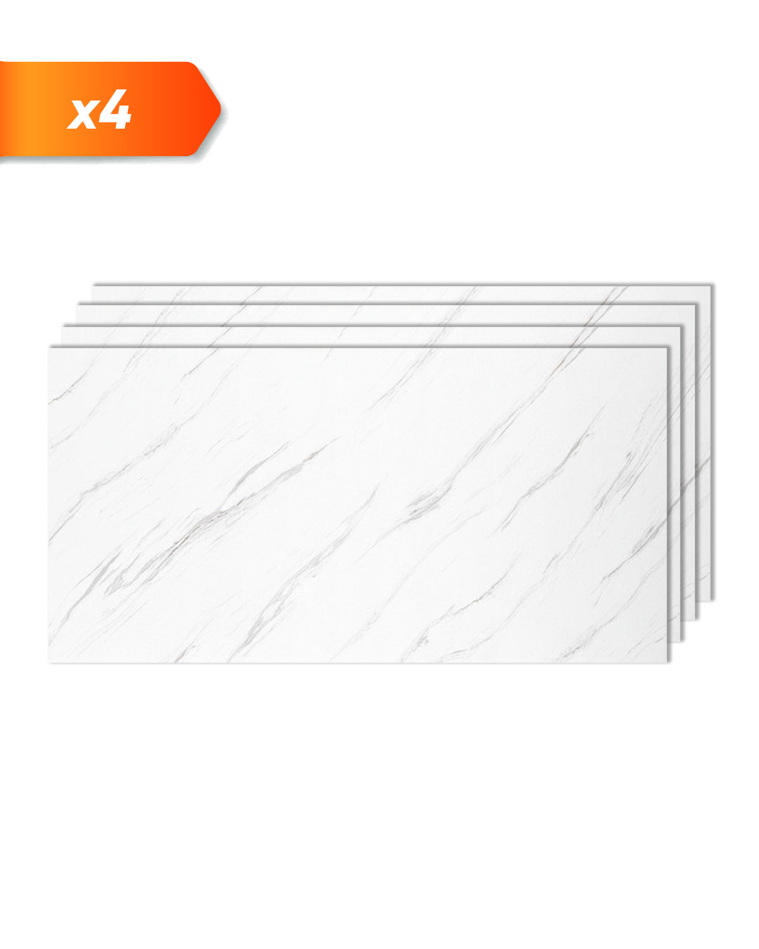 Marble Alternative to Bathroom/Kitchen Tile Ice Berg Grey