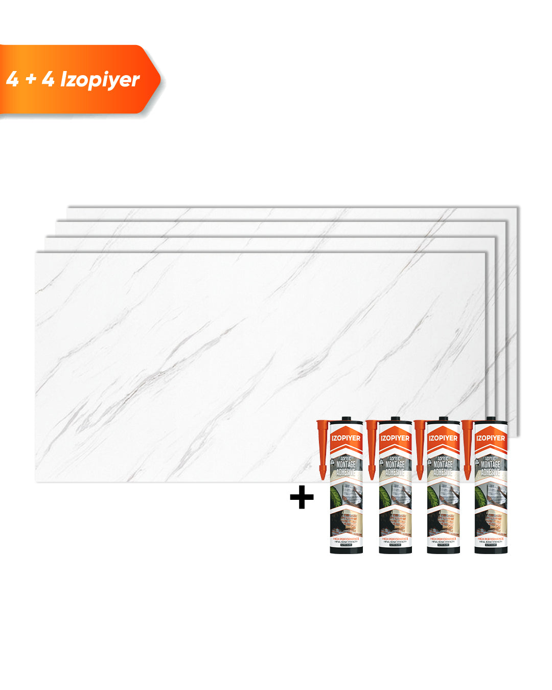 Marble Alternative to Bathroom/Kitchen Tile Ice Berg Grey