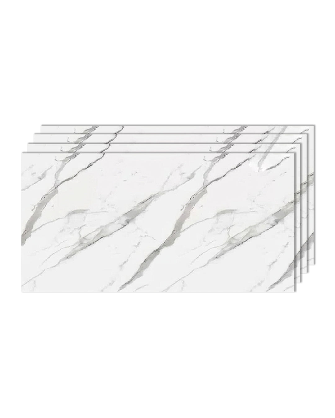 Marble Alternative to Bathroom/Kitchen Tile Ice Berg Grey New