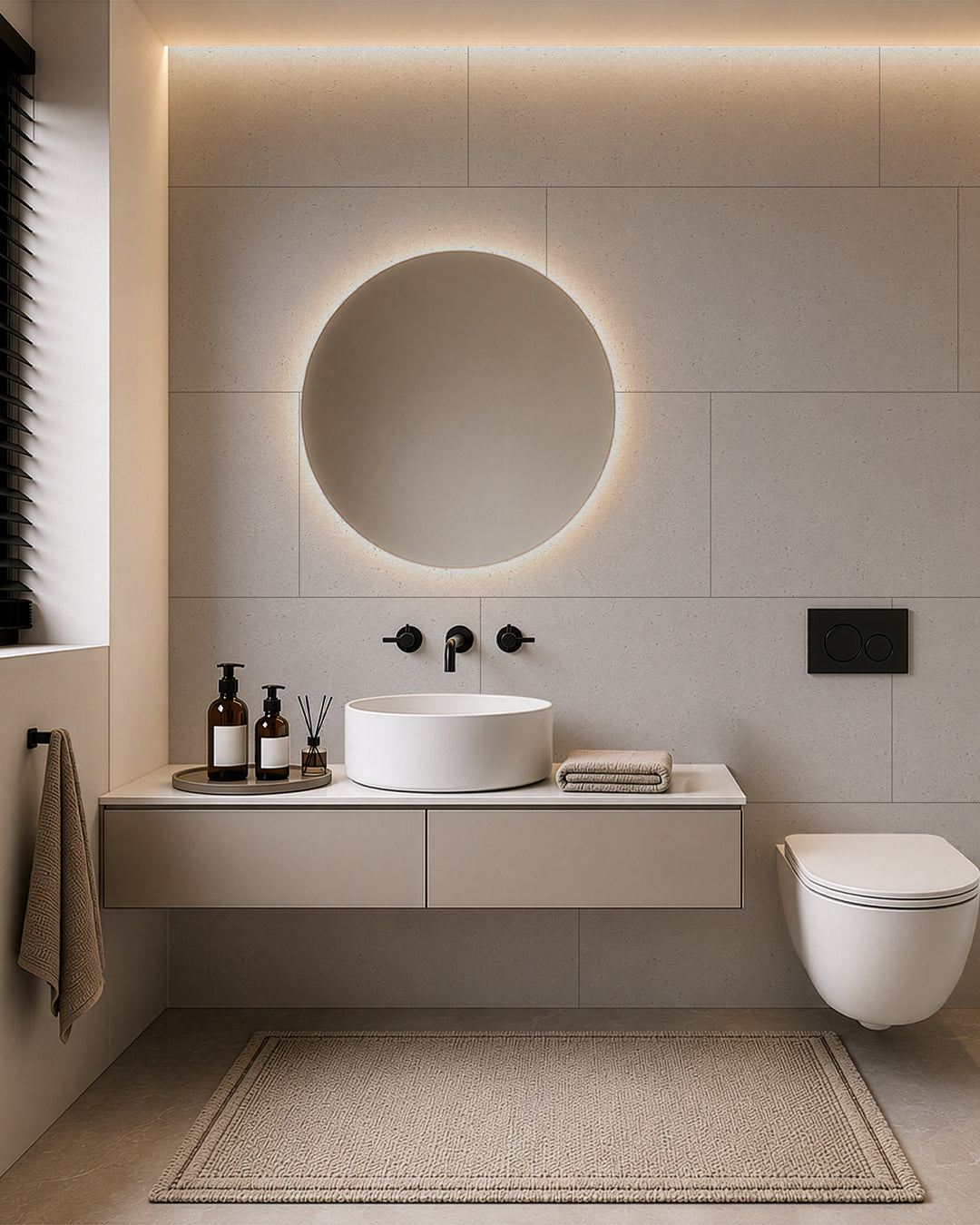 Panneau mural SPC 60x120 cm | Revêtement mural étanche | Infinite Elegance