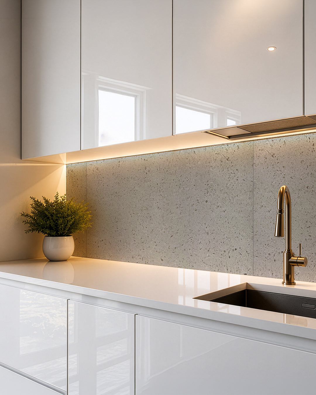 Panneau mural SPC 60x120 cm | Revêtement mural étanche | Infinite Elegance
