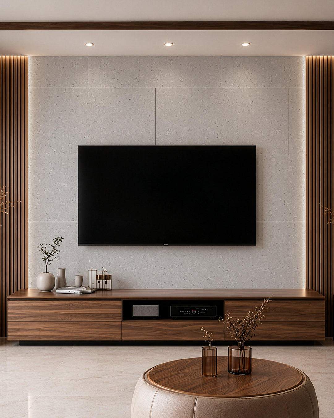 Panneau mural SPC 60x120 cm | Revêtement mural étanche | Infinite Elegance