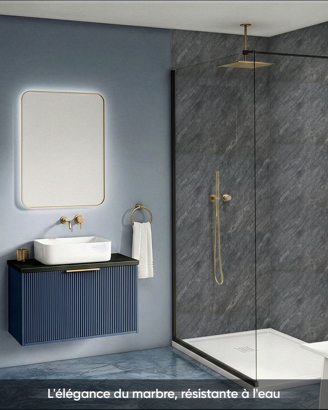 Concrete alternative to Iron Hand bathroom/kitchen tiles