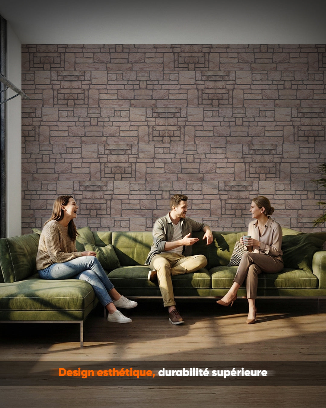 Ancient Traces K-03 Faux 3D Wall Covering 