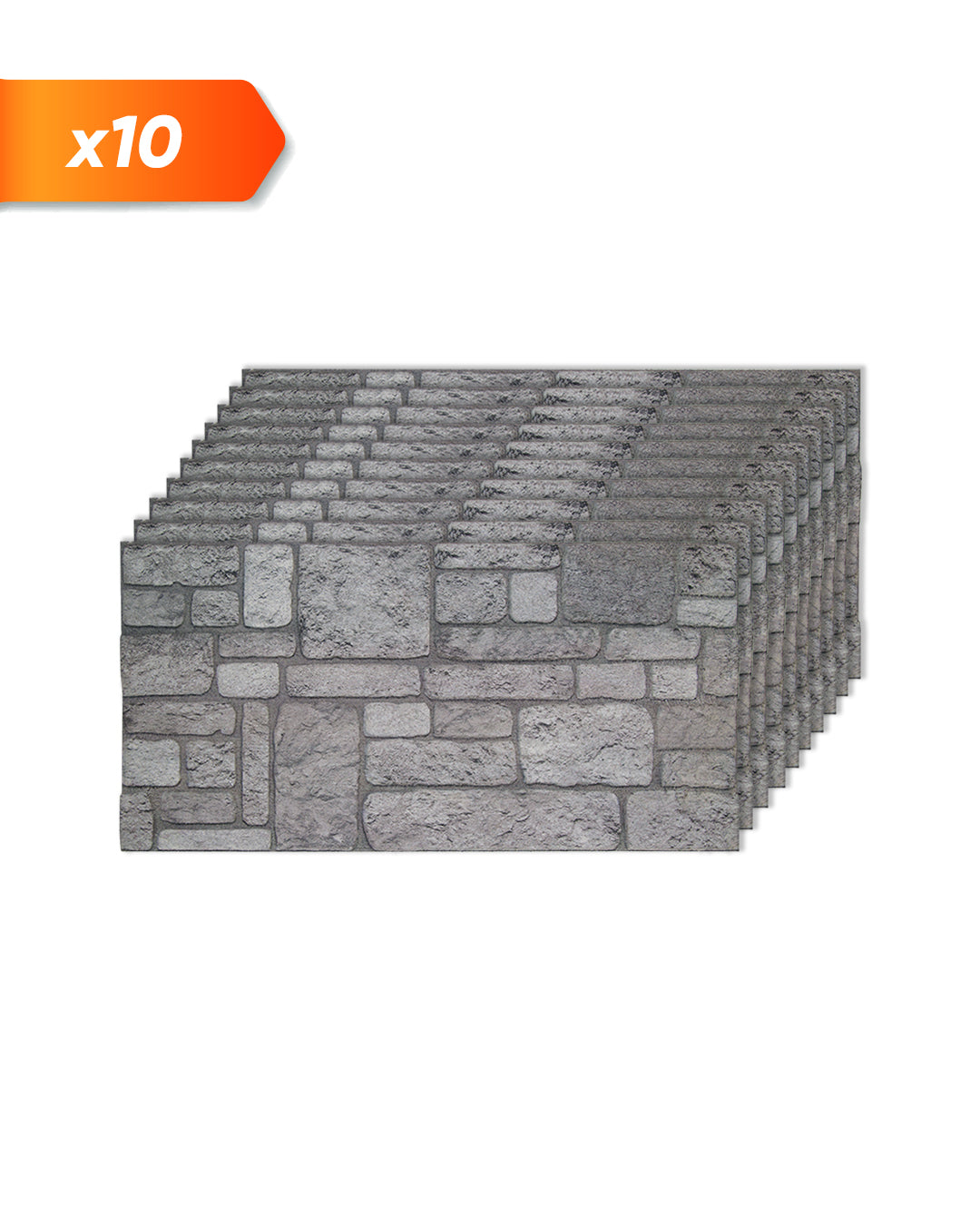 Backyard 100x50cm Article: K-04 Revêtement Mural 3D