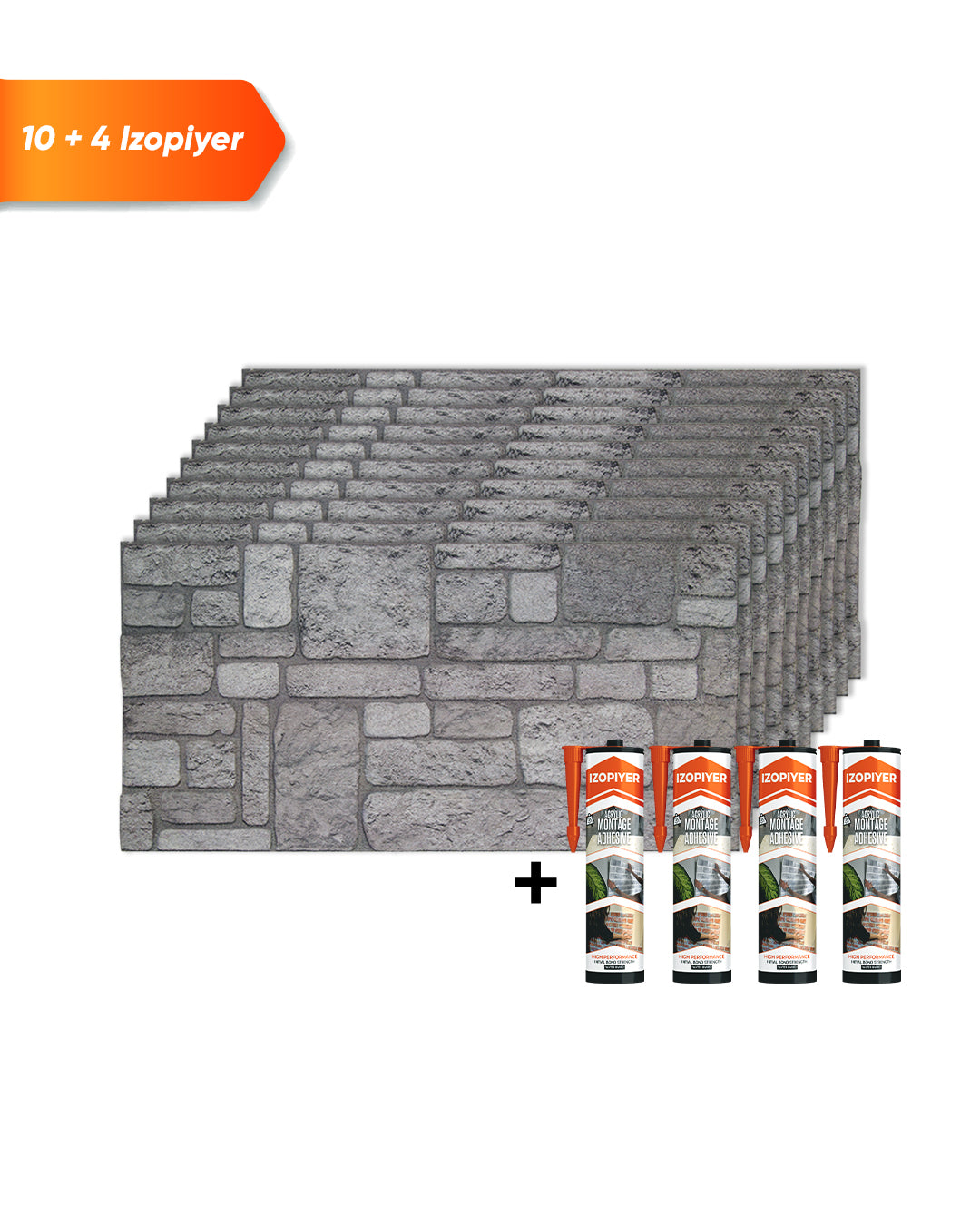 Backyard 100x50cm Article: K-04 Revêtement Mural 3D