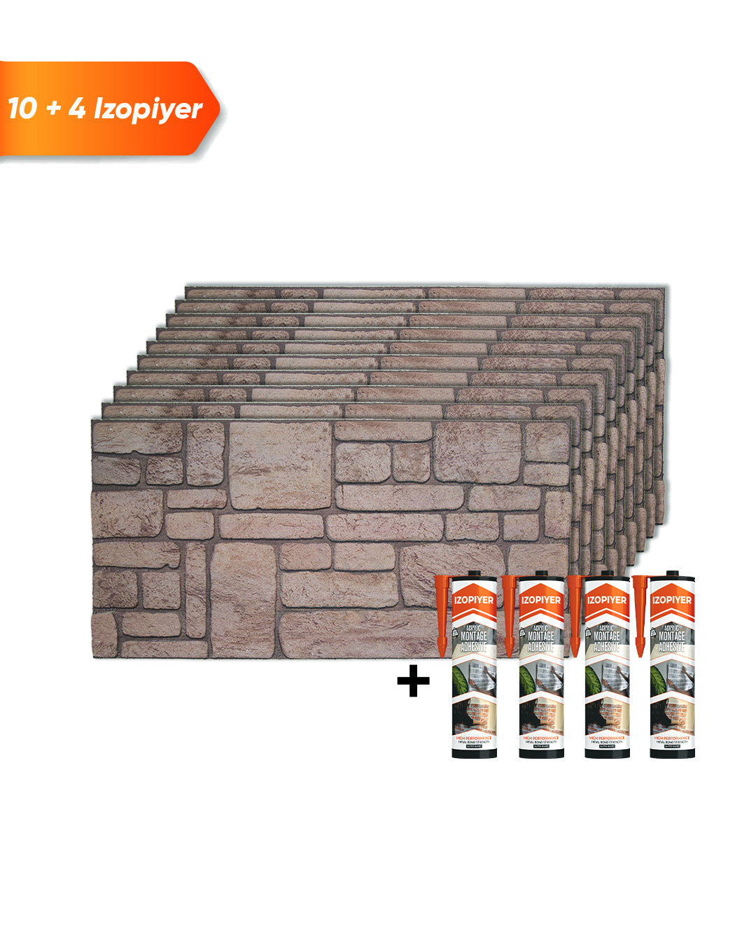 Ancient Traces K-03 Faux Revêtement Mural 3D