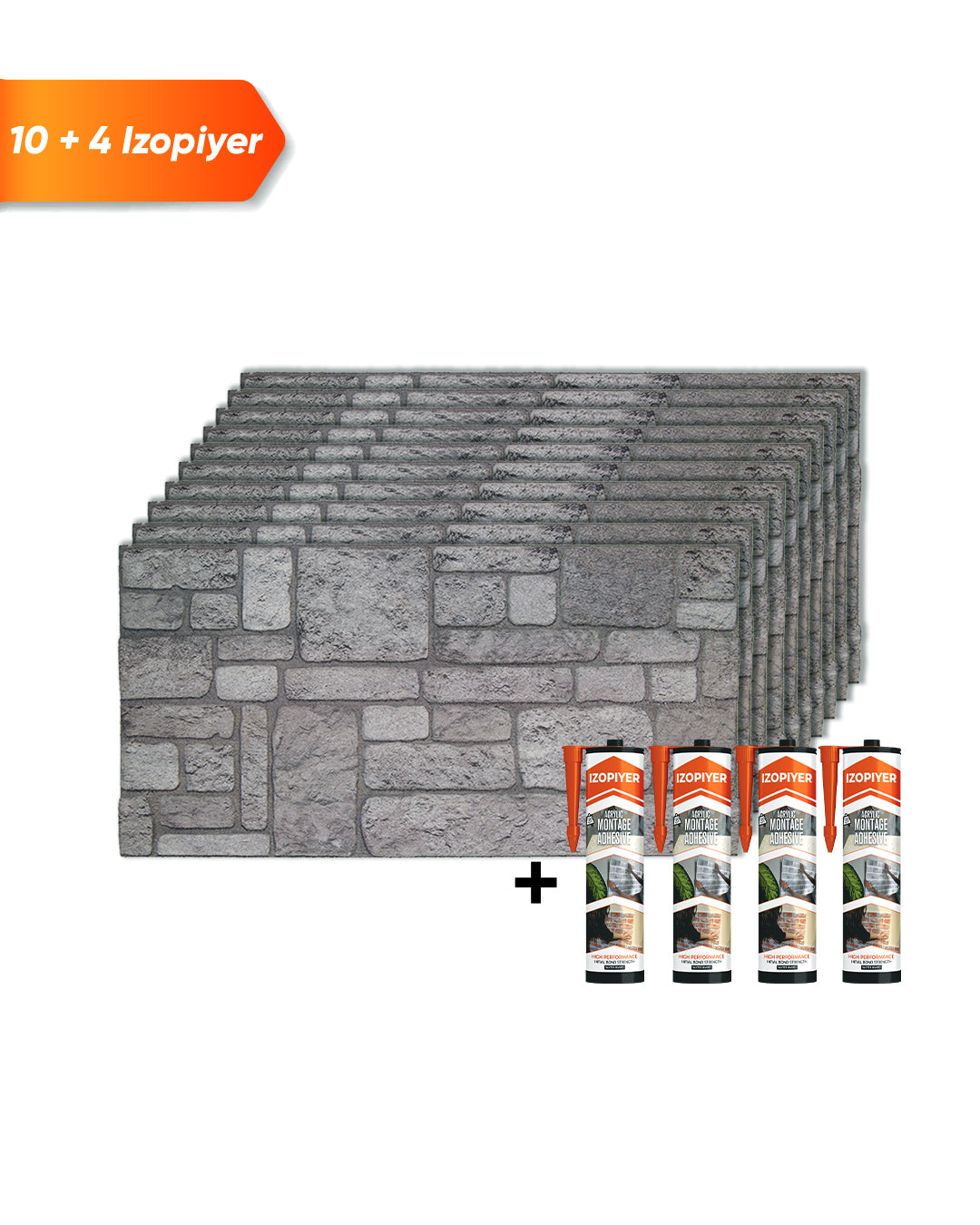 Backyard 100x50cm Article: K-04 Revêtement Mural 3D