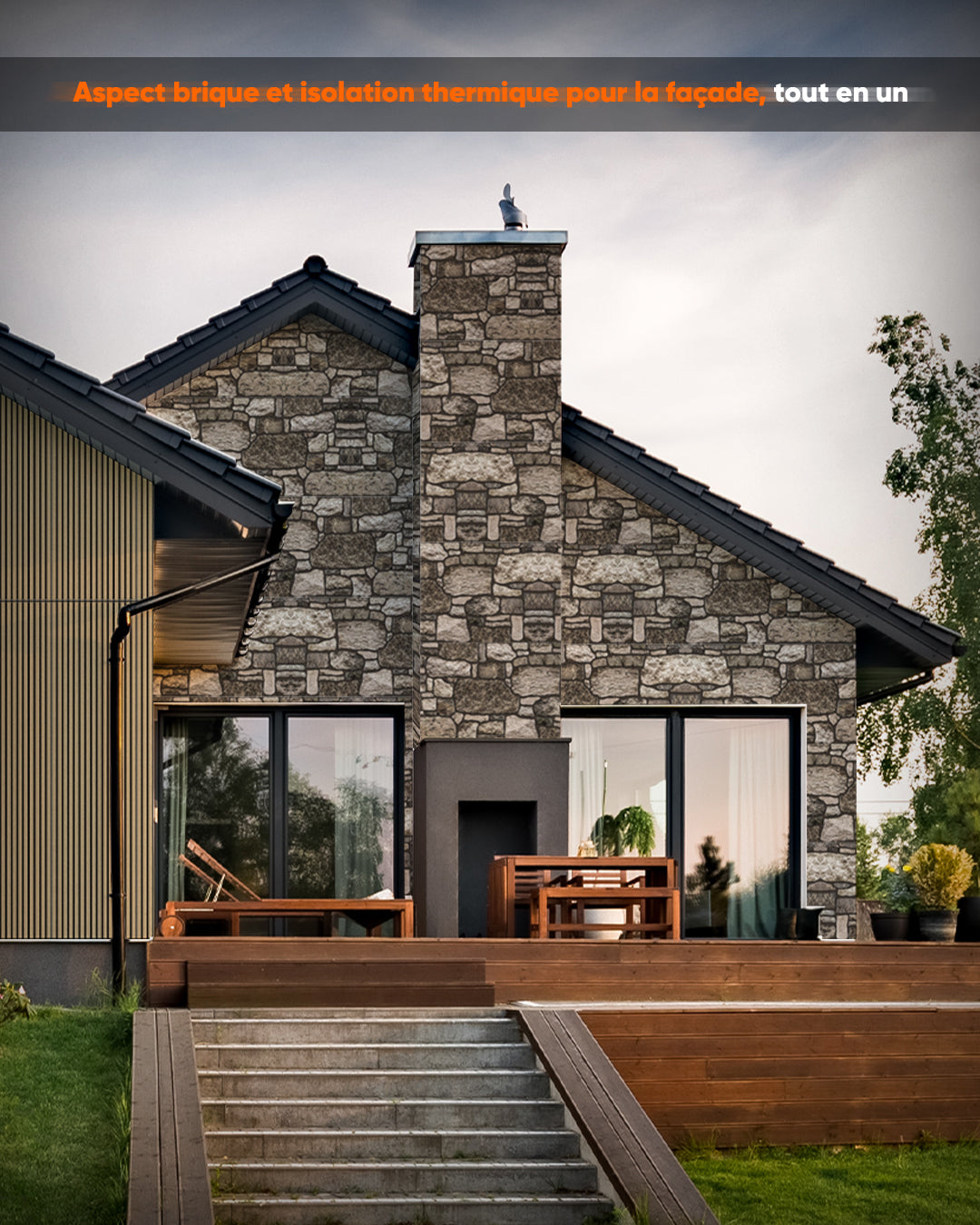 Tradition Stone KR-8 Faux Revêtement Mural