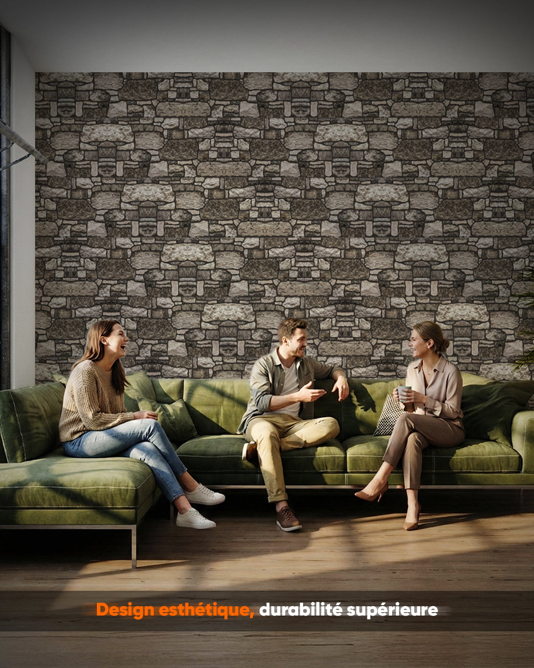 Tradition Stone KR-8 Faux Revêtement Mural
