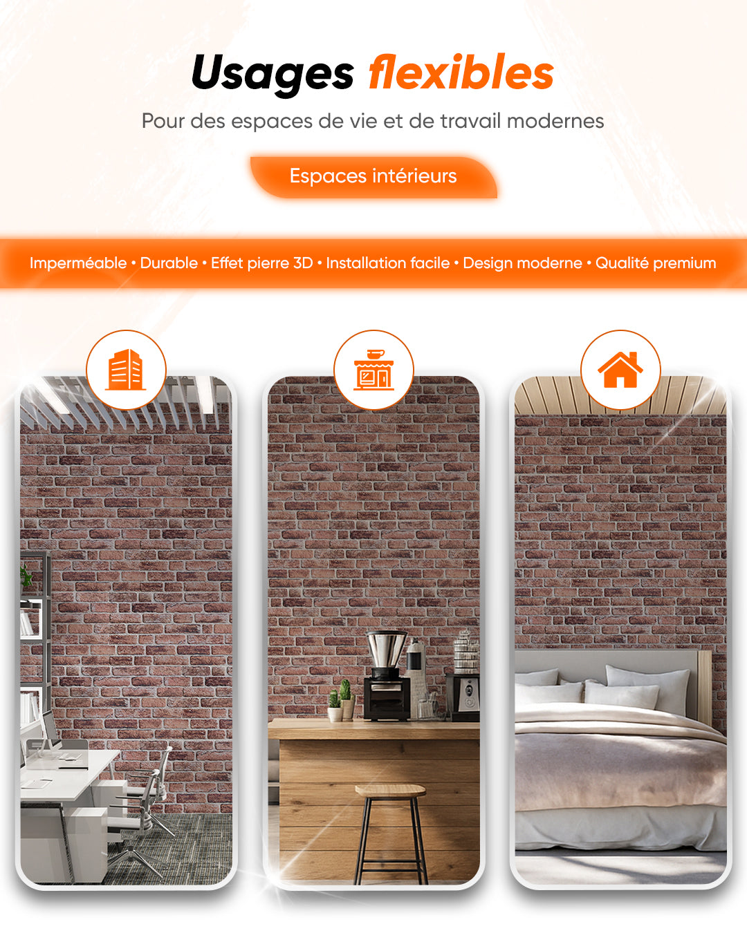 Honey Coffee 100x50 cm Item: L-1919 3D Wall Covering 