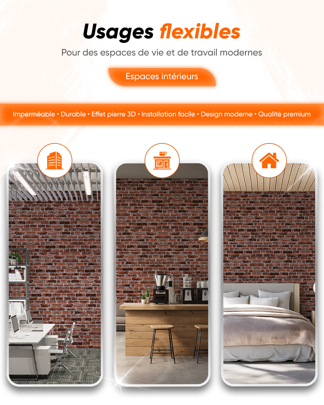 Honey Coffee 100x50 cm Item: L-1919 3D Wall Covering 