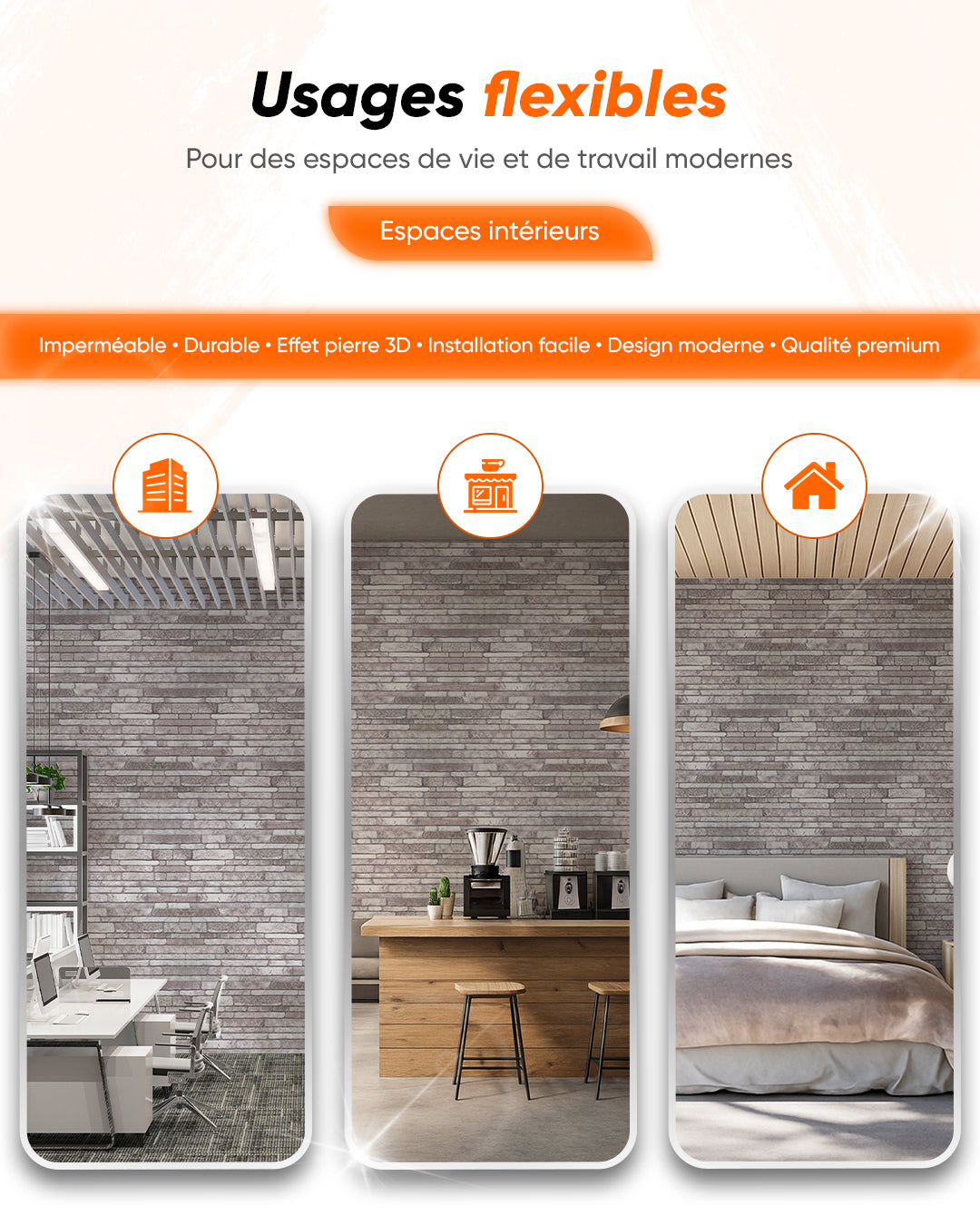 PANNEAU DÉCORATIF 3D Cream Dream N-04
