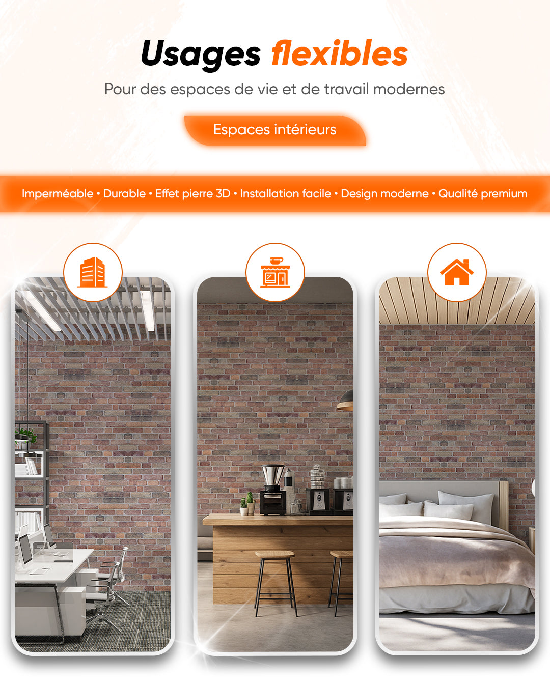 Cross Town 100x50cm Item: L-1713 3D Wall Covering 