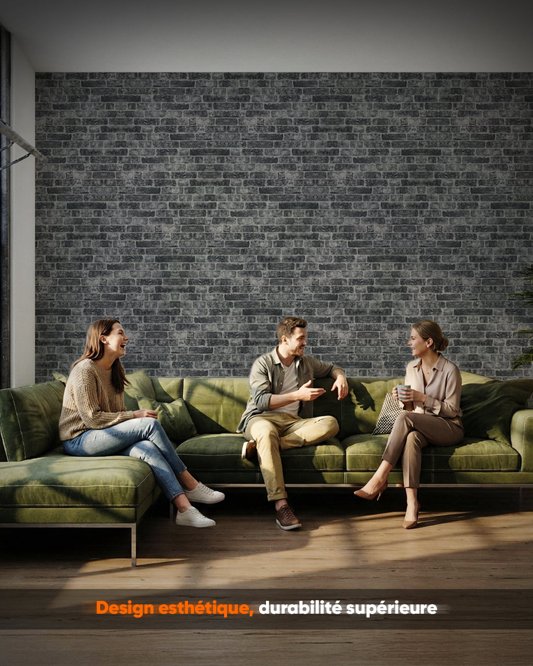 Old Town 100x50cm Item: L-1703 3D Wall Covering 
