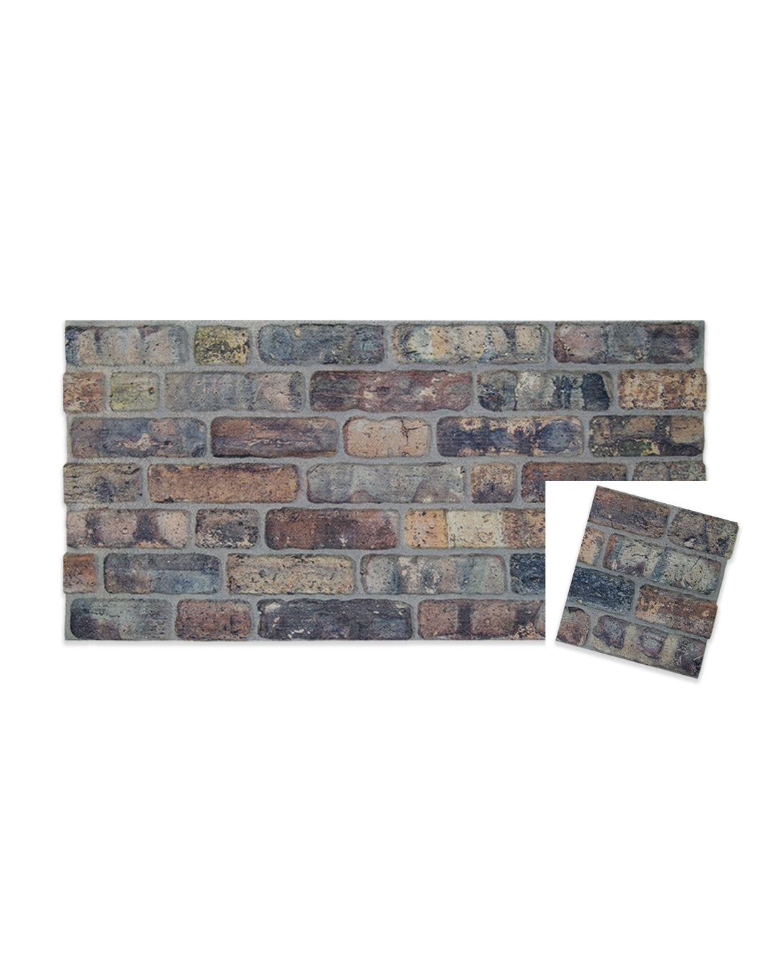 Old Road 100x50cm Article: L-1806 Briquette De Parement 3D