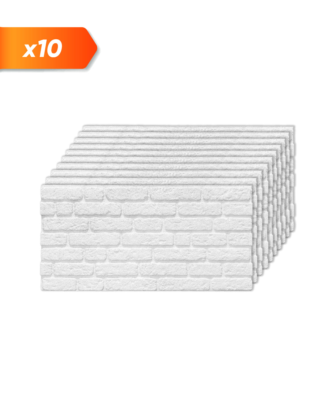 White Snow 100x50cm Article: L-1900 Revêtement Mural 3D