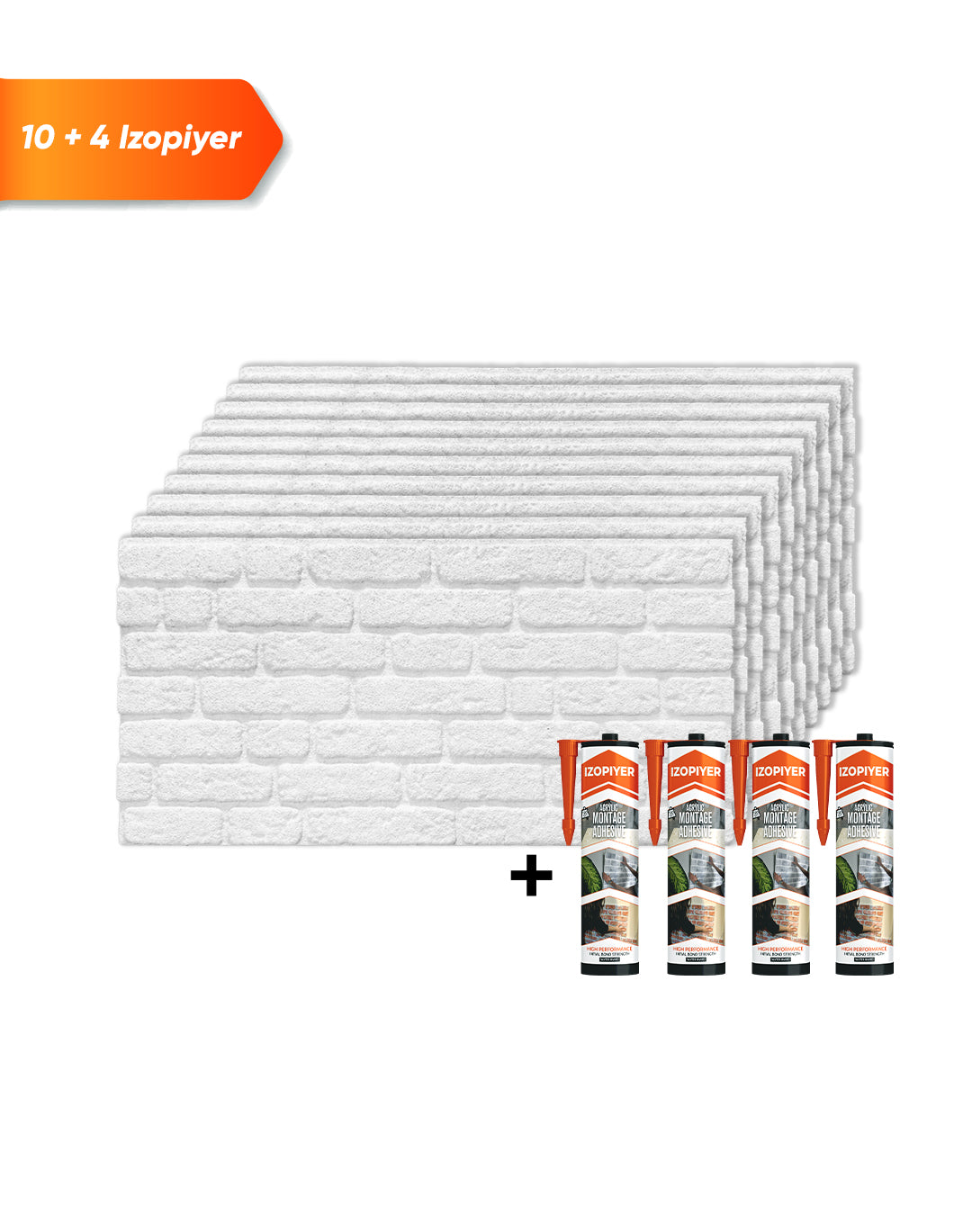White Snow 100x50cm Article: L-1900 Revêtement Mural 3D