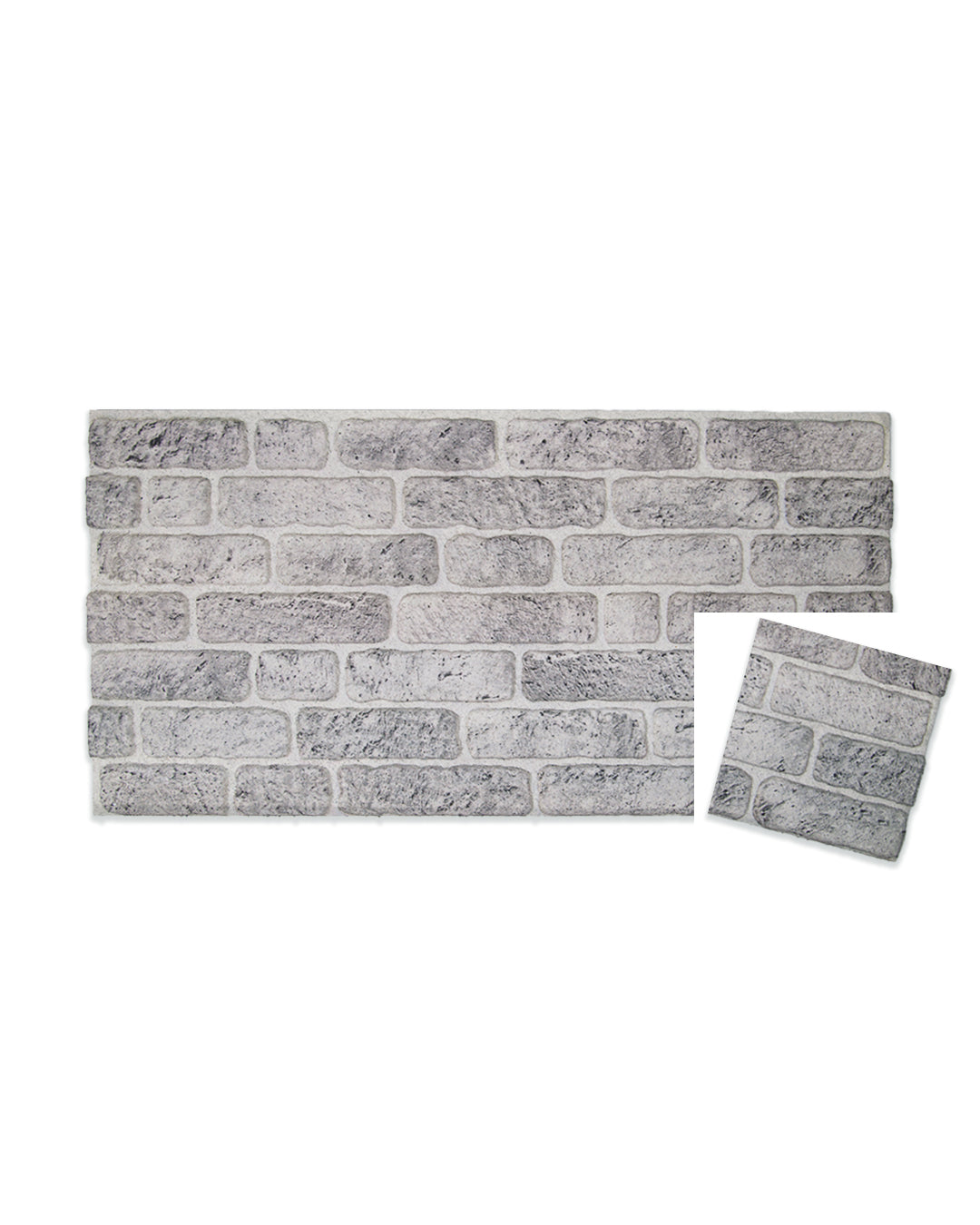 White Grey 100x50cm Article: L-1702 Revêtement Mural 3D