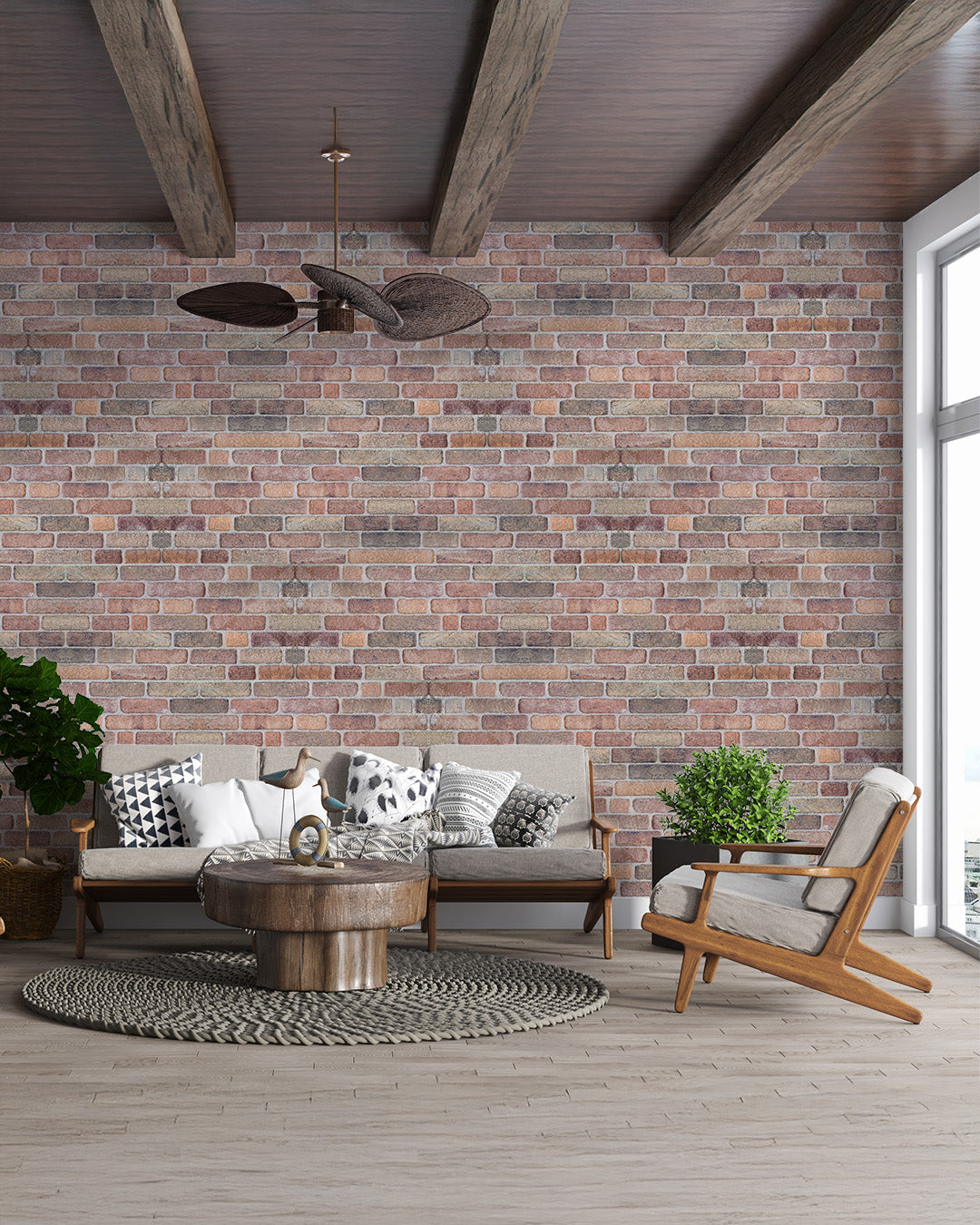 Cross Town 100x50cm Item: L-1713 3D Wall Covering 